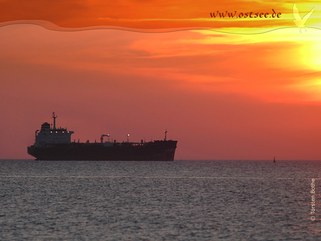 Sonnenuntergang an der Ostsee