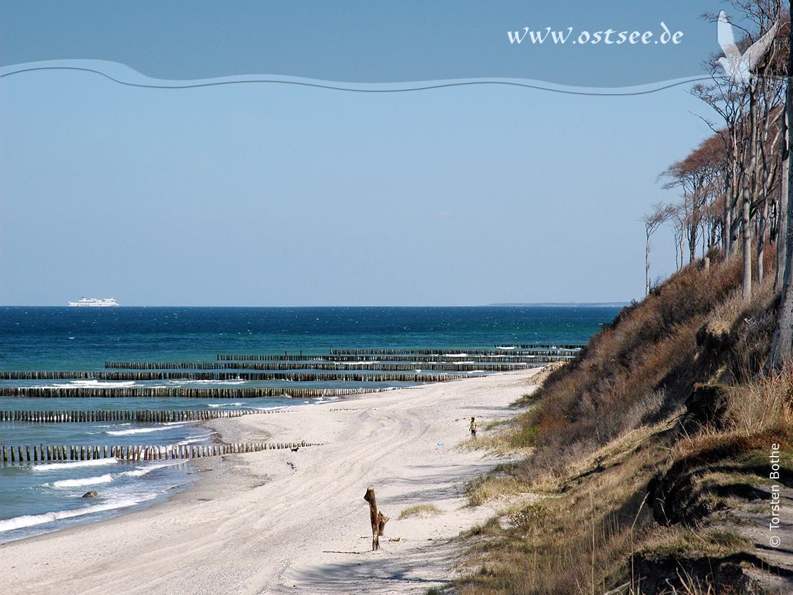 Steilküste an der Ostsee