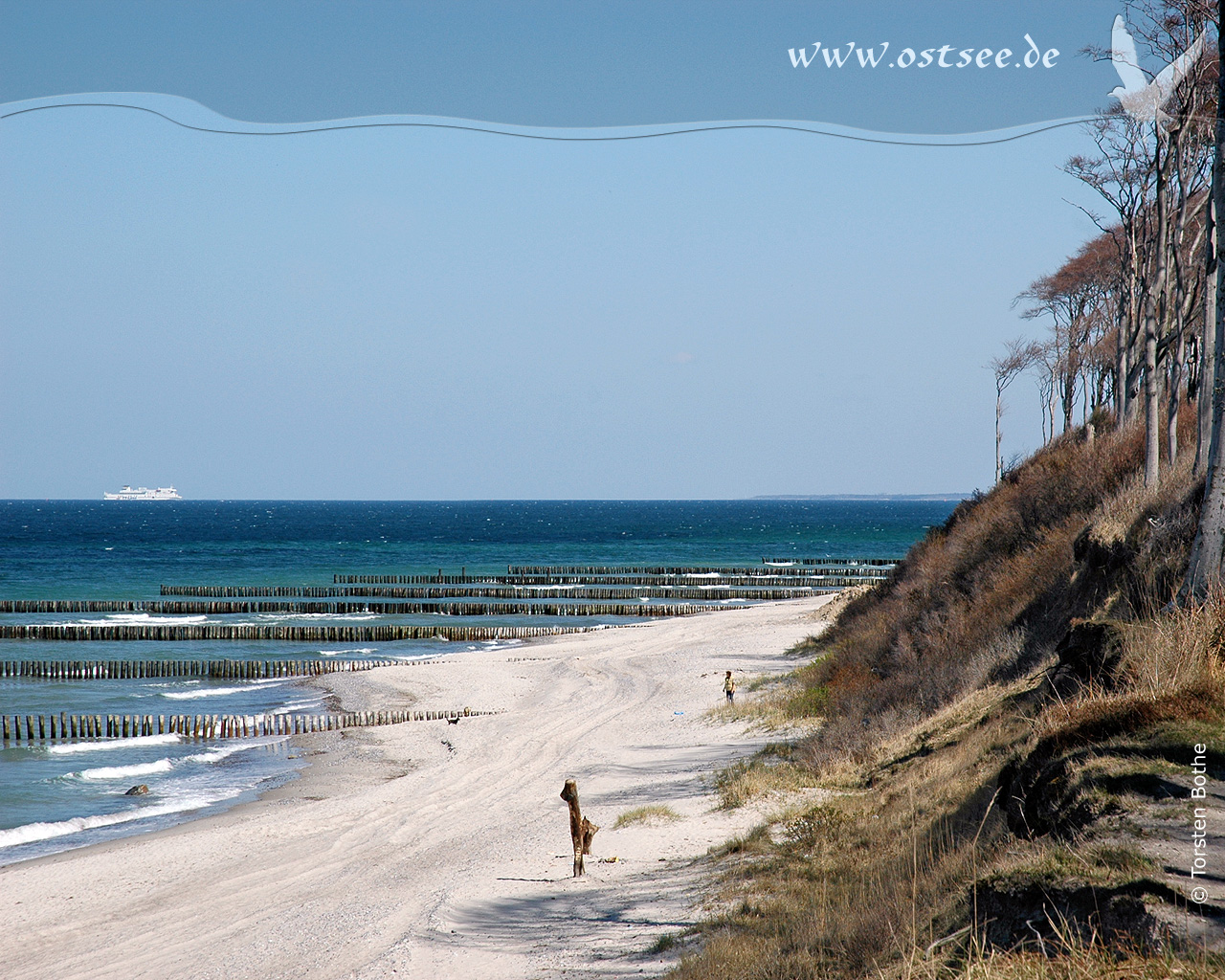 Steilküste an der Ostsee