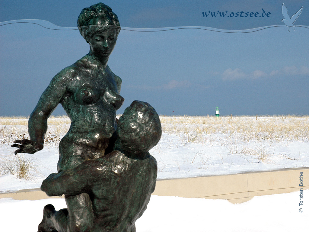 Hintergrundbild: Winter an der Ostsee