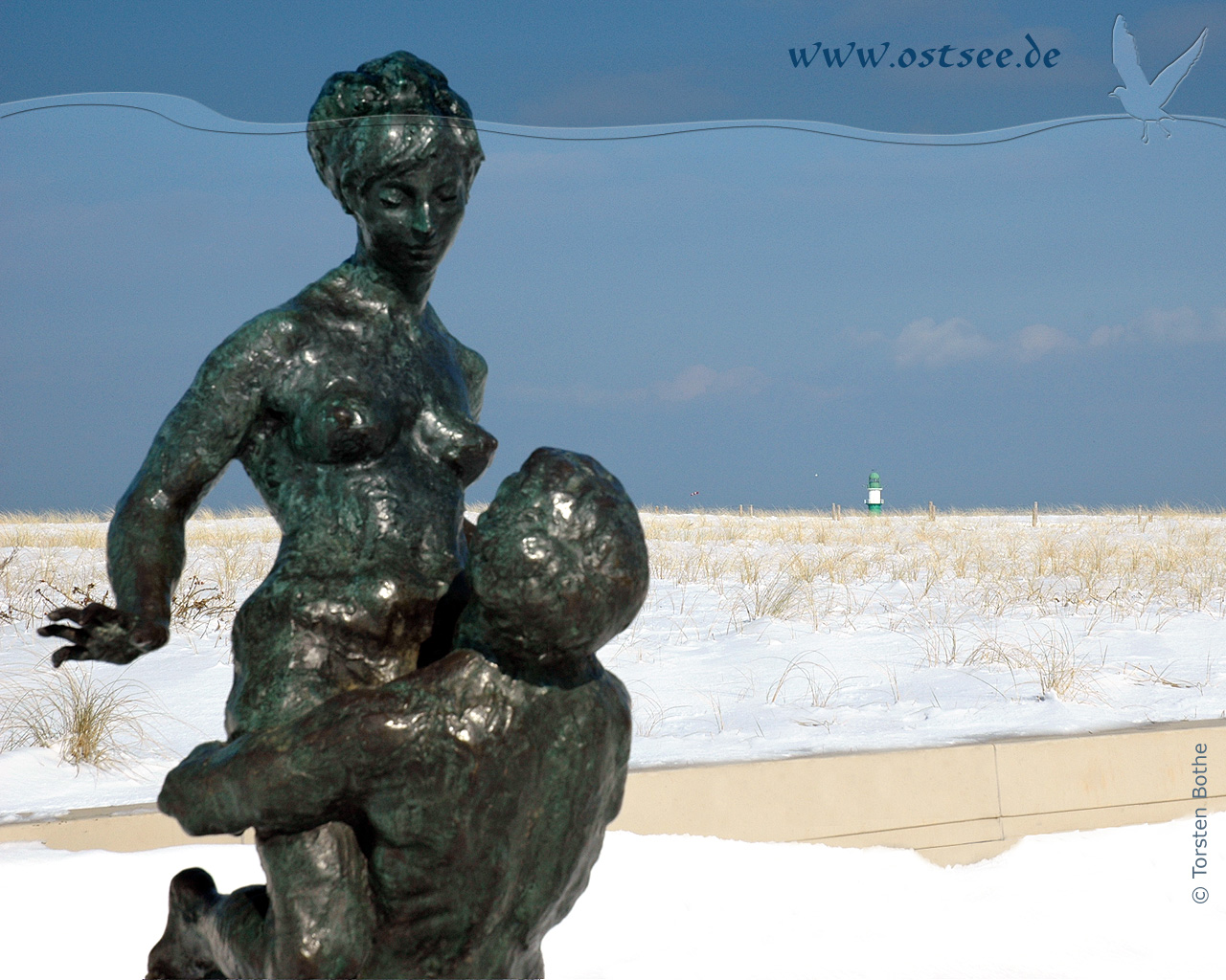 Hintergrundbild: Winter an der Ostsee