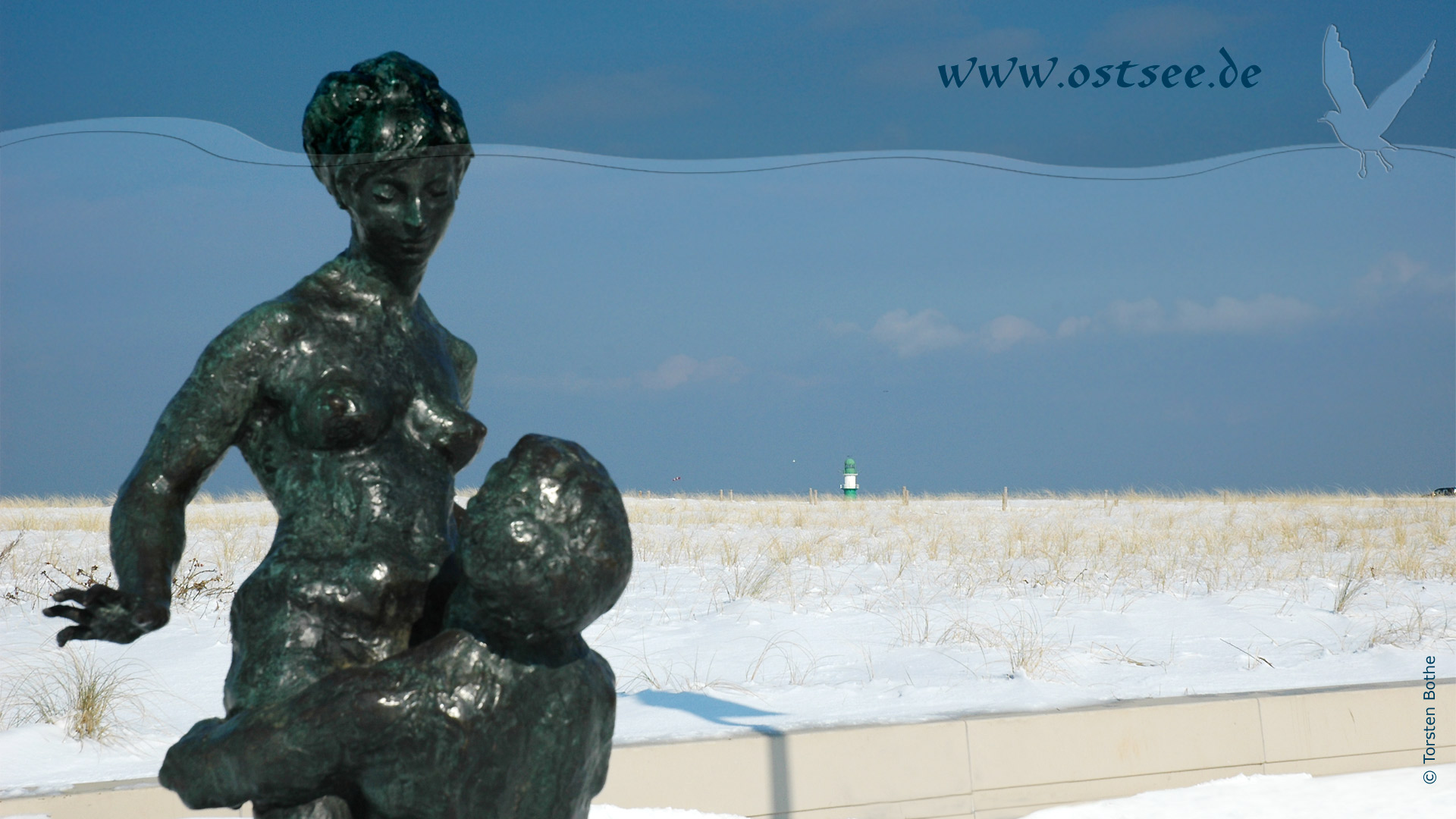 Hintergrundbild: Winter an der Ostsee