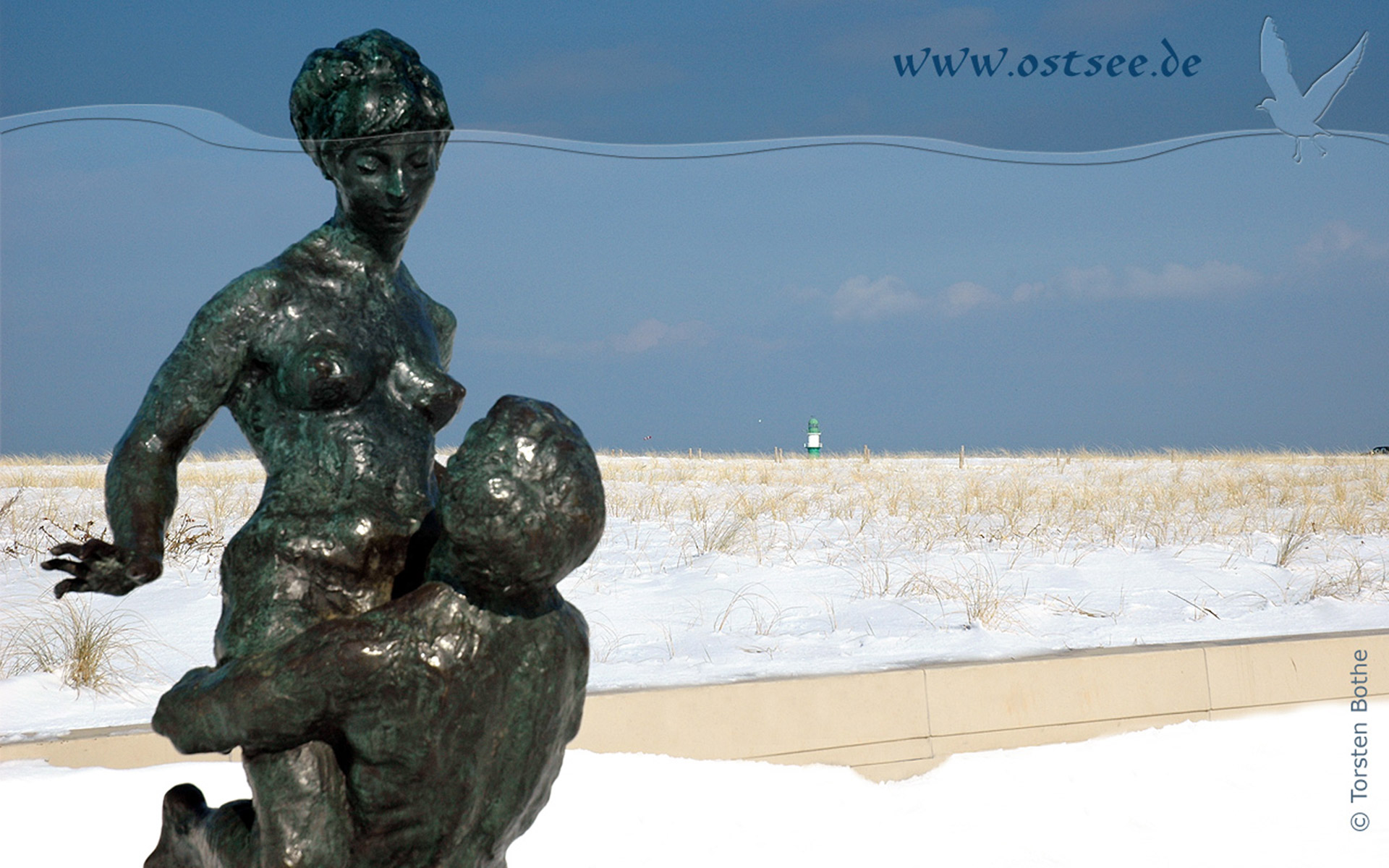 Hintergrundbild: Winter an der Ostsee