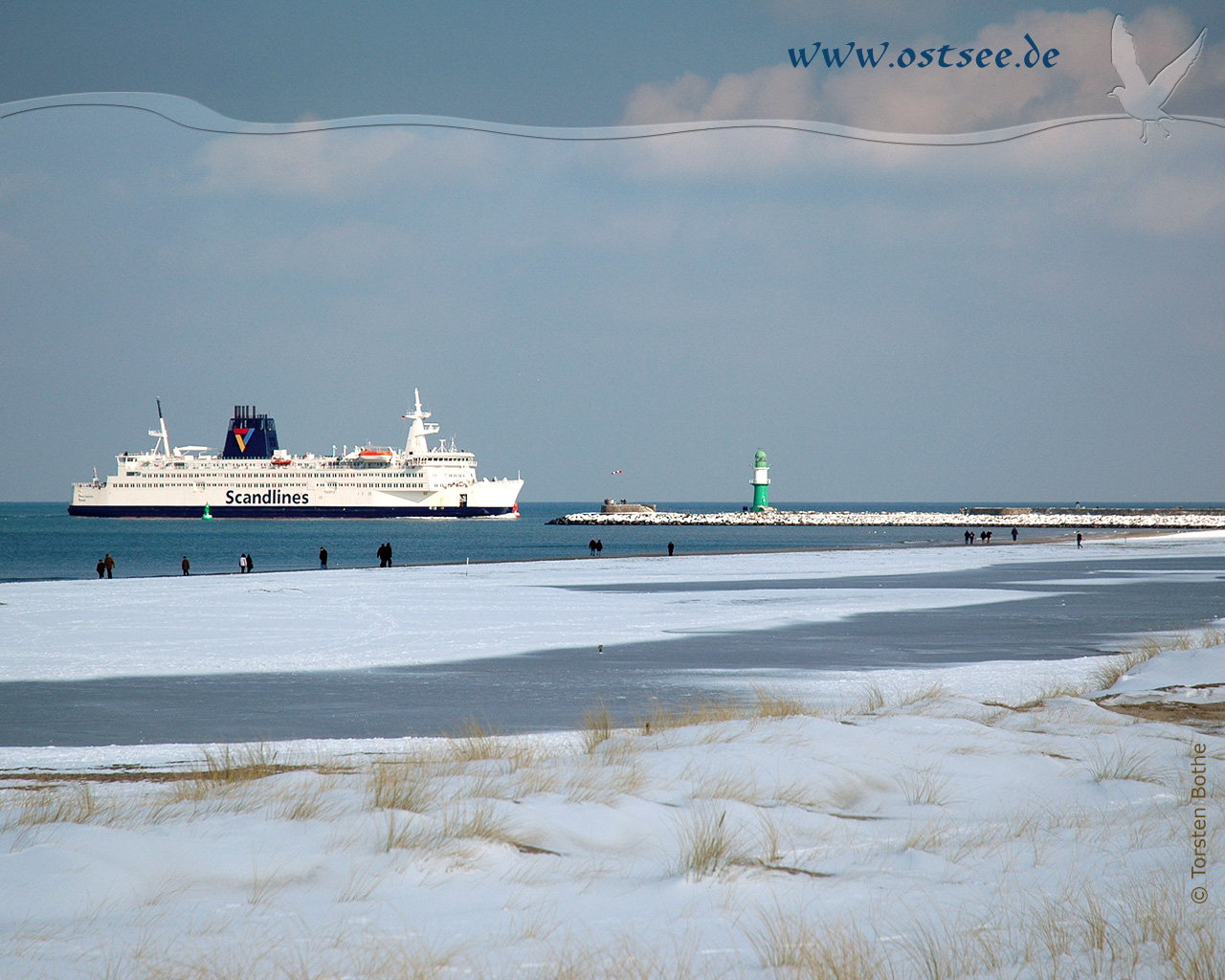 Hintergrundbild: Winter an der Ostsee