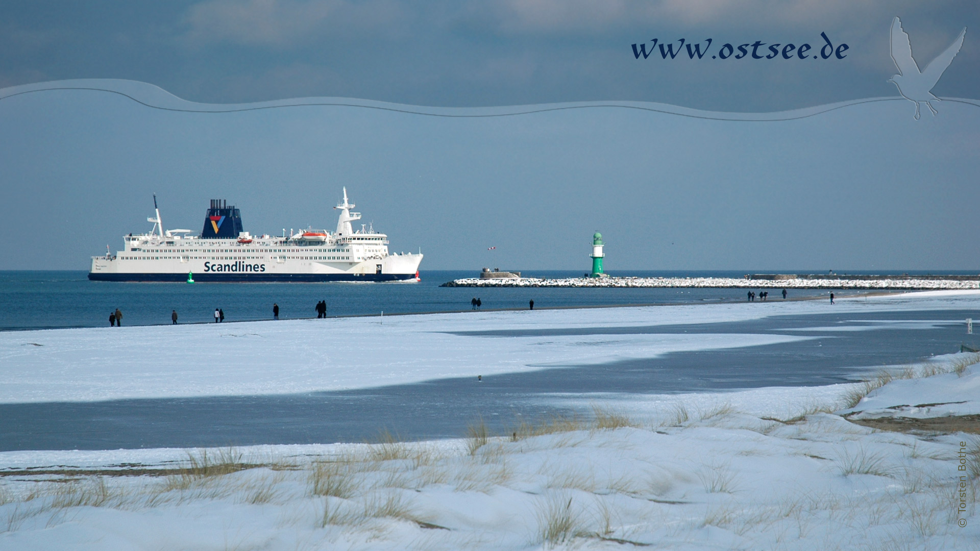 Hintergrundbild: Winter an der Ostsee