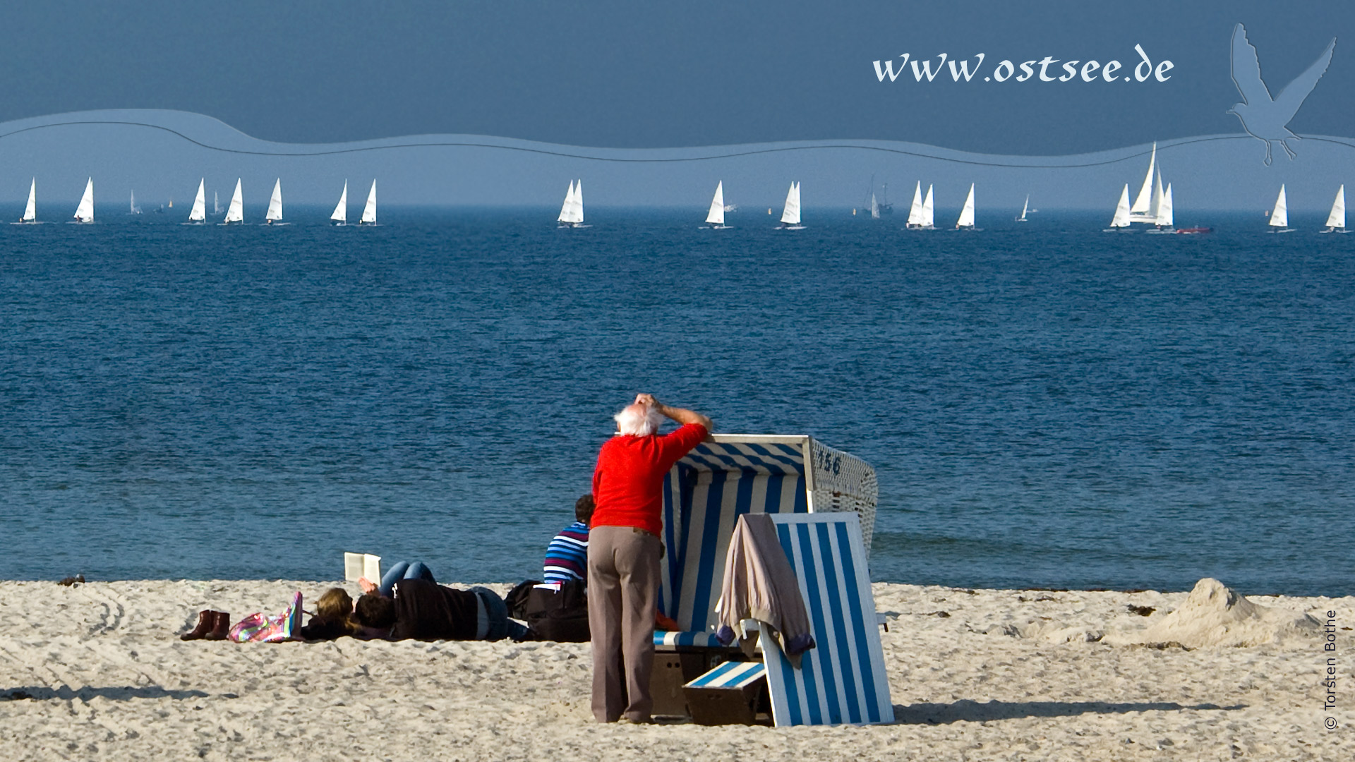 Regatta auf der Ostsee