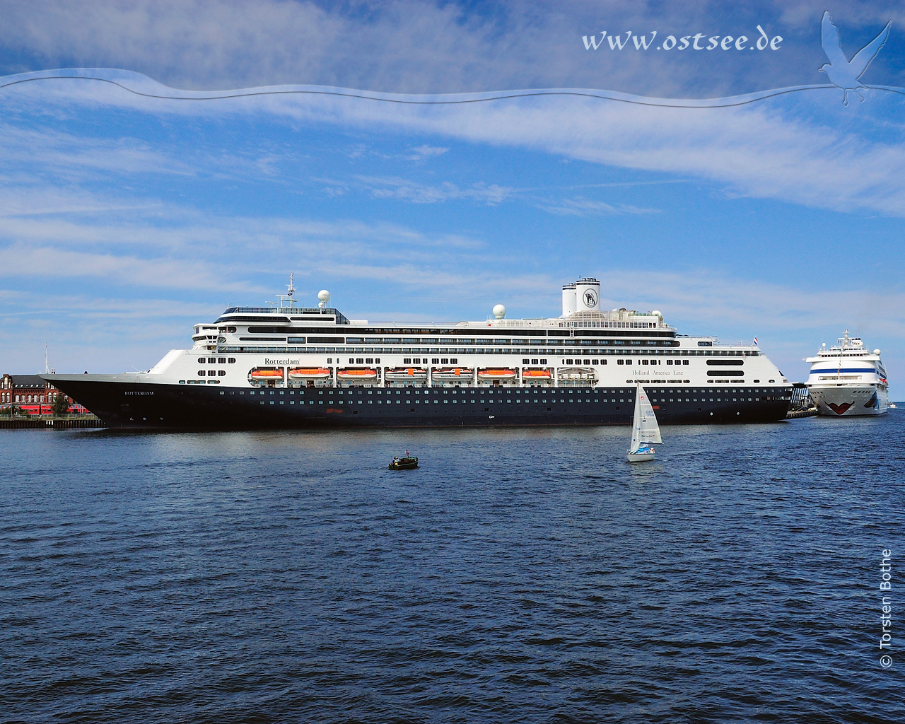 Kreuzfahrtschiff auf der Ostsee