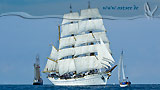 Windjammer auf der Ostsee