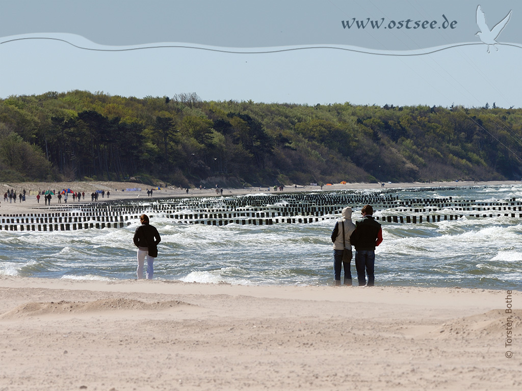 Strandspaziergang an der Ostsee