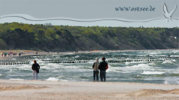 Strandspaziergang an der Ostsee