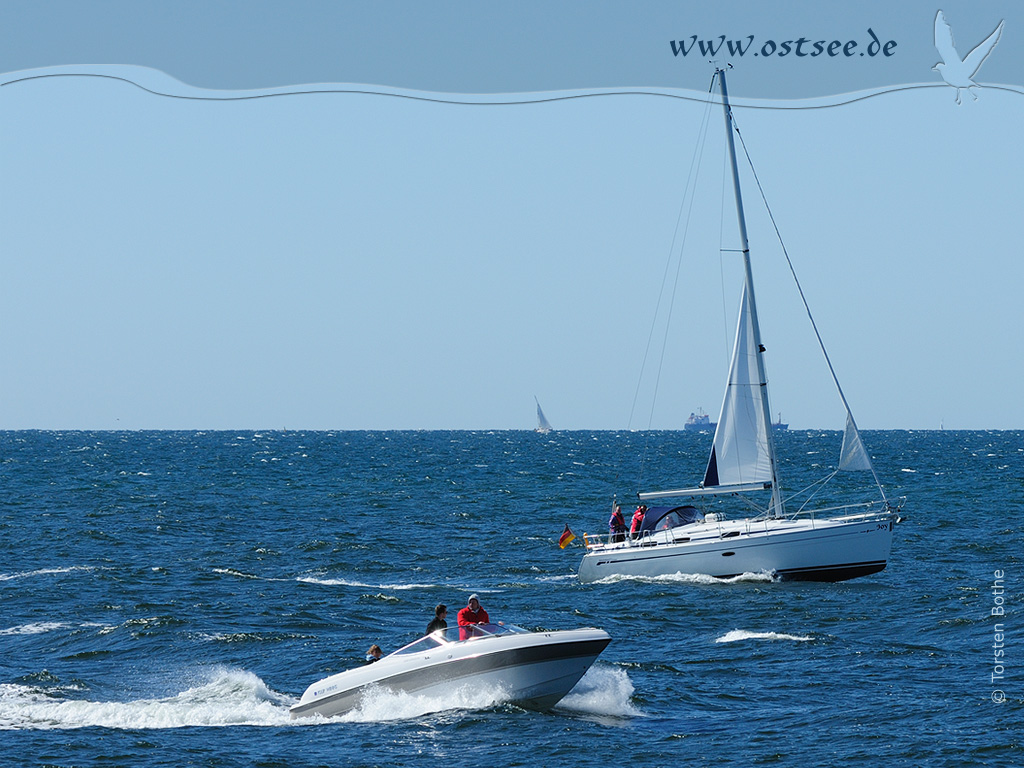 Hintergrundbild: Wassersport auf der Ostsee