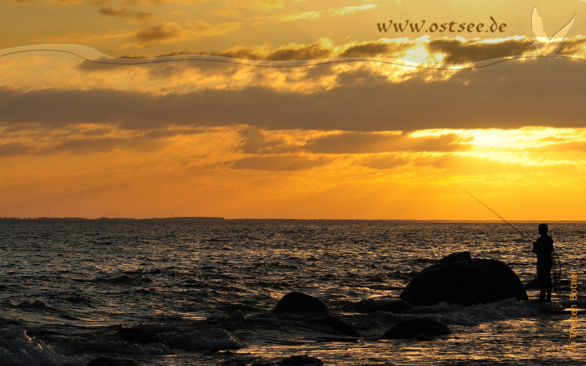 Strandangeln an der Ostsee