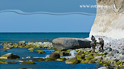 Strandangeln an der Ostsee