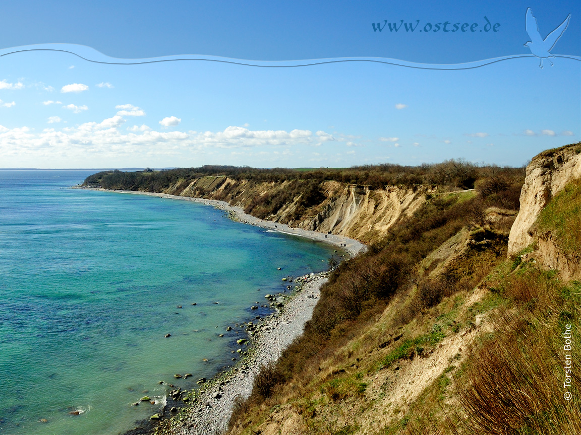 Steilküste an der Ostsee