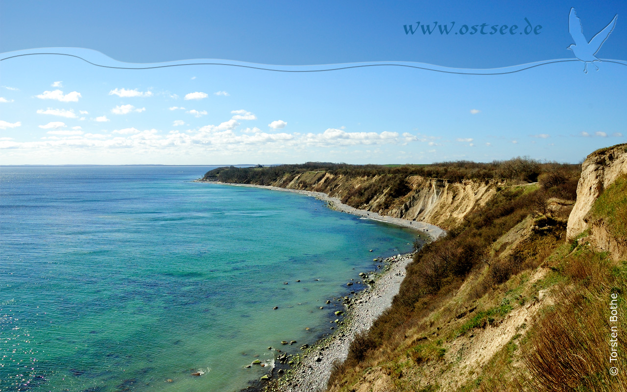 Steilküste an der Ostsee