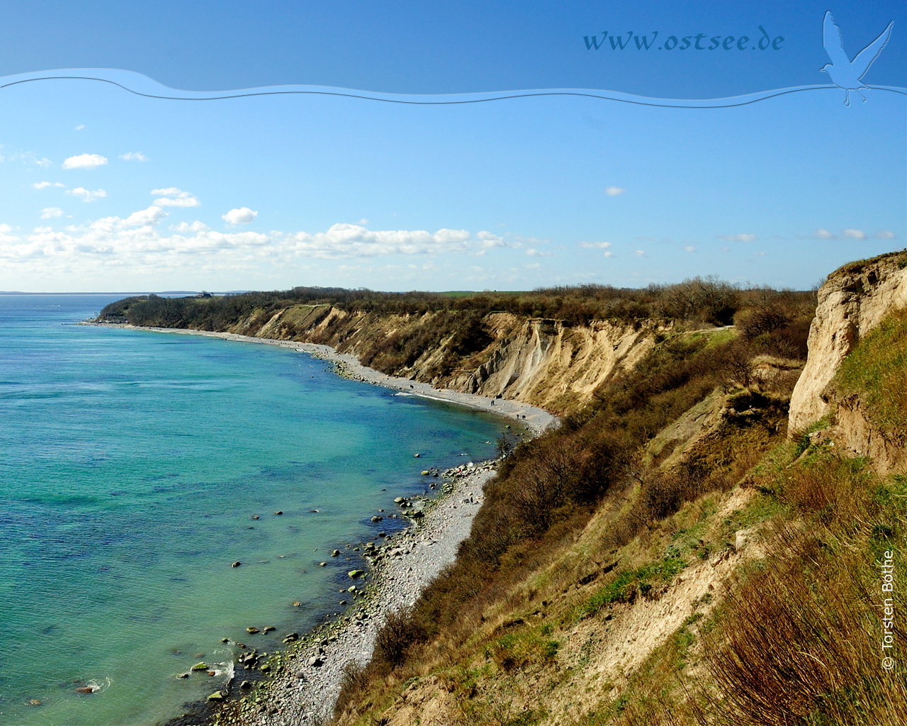 Steilküste an der Ostsee