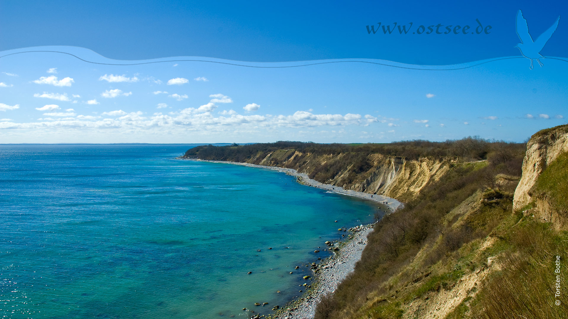 Steilküste an der Ostsee