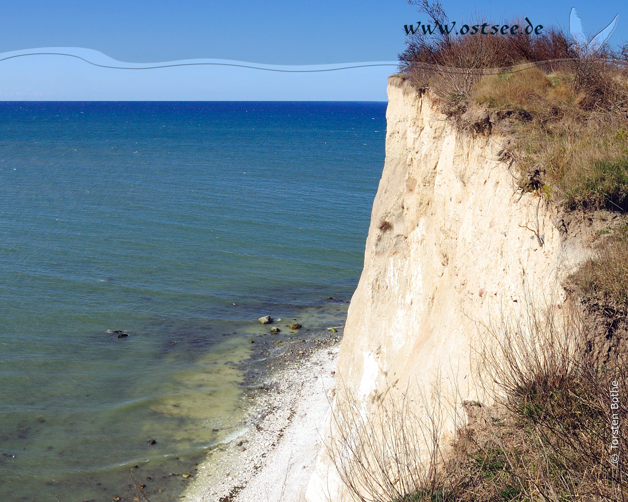 Steilküste an der Ostsee