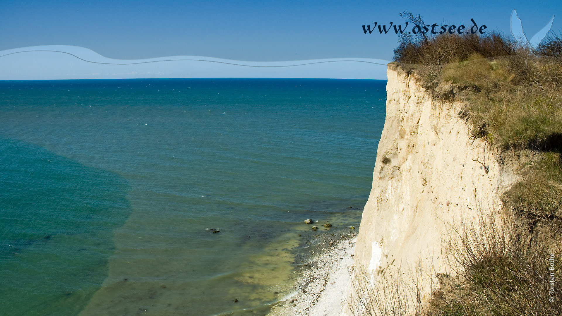 Steilküste an der Ostsee