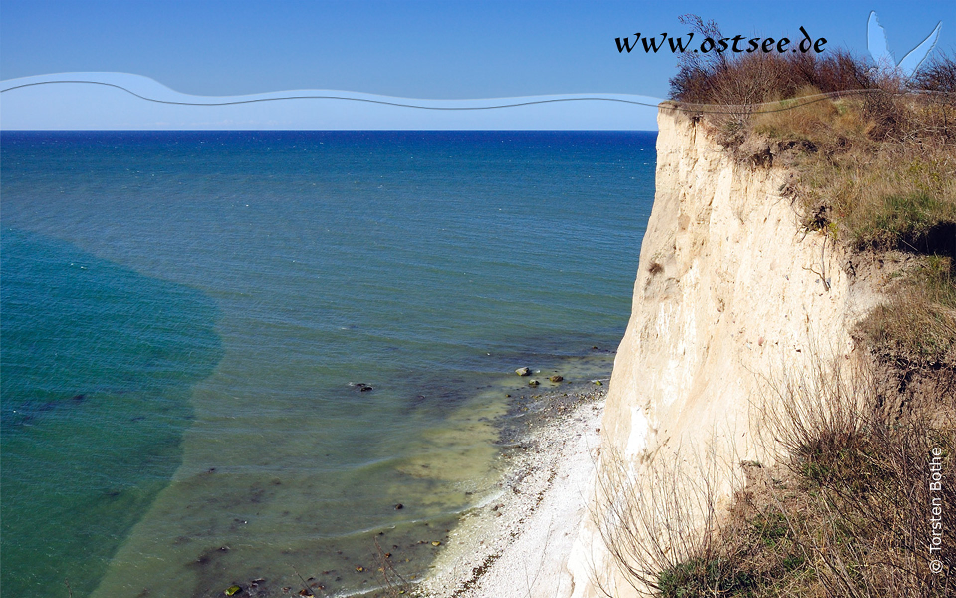 Steilküste an der Ostsee