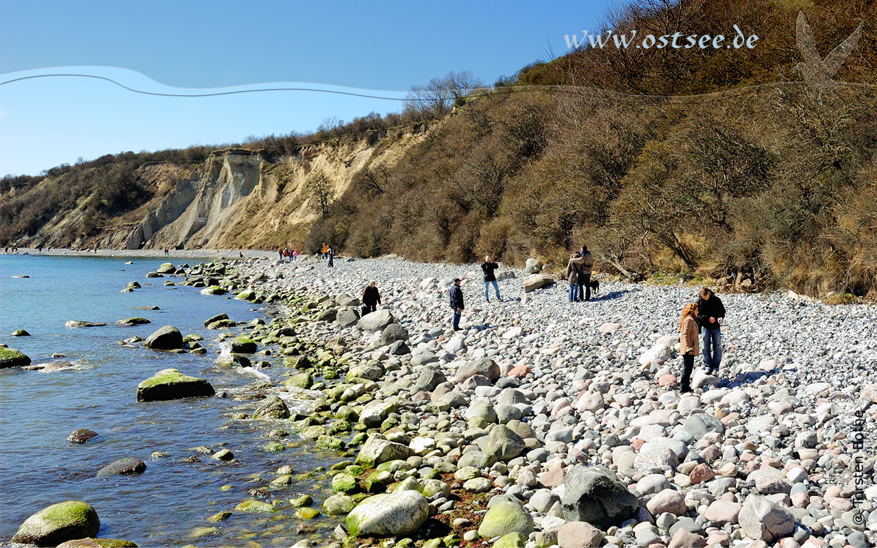 Steilküste an der Ostsee