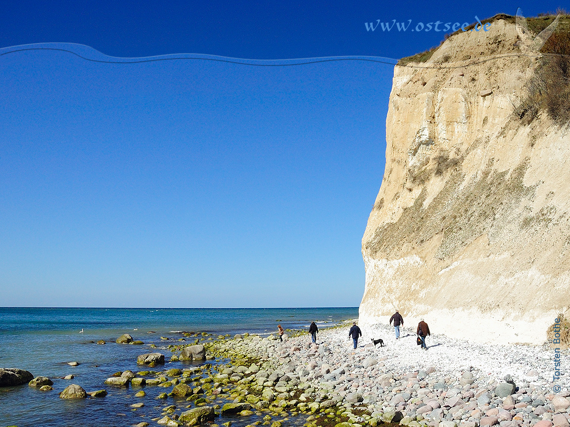 Hintergrundbild: Steilküste an der Ostsee