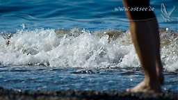 Strandspaziergang an der Ostsee