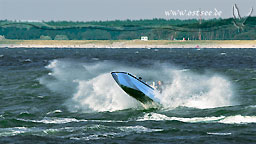 Motorboot auf der Ostsee