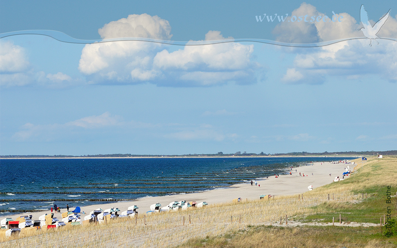 Weiße Strände an der Ostsee