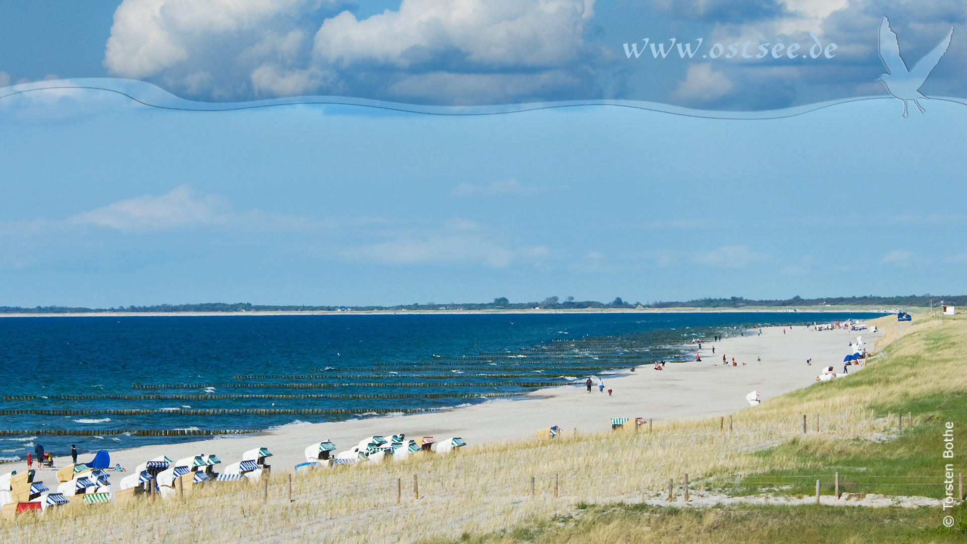 Weiße Strände an der Ostsee