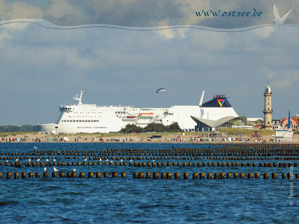 Fähre auf der Ostsee