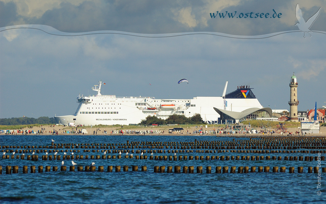 Fähre auf der Ostsee