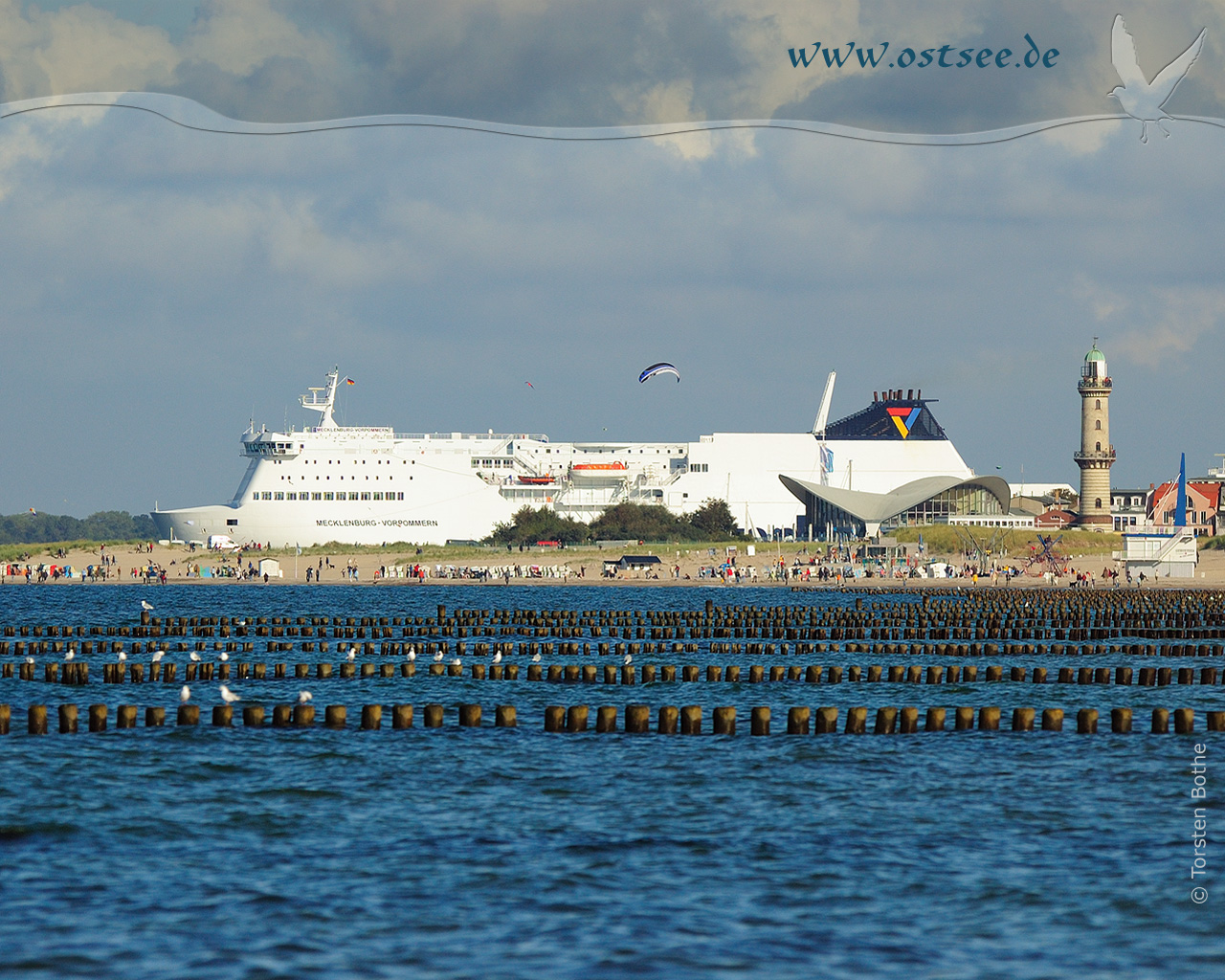 Fähre auf der Ostsee