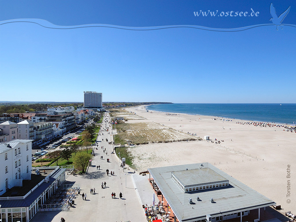 Hintergrundbild: Strand Ostseebad Warnemünde