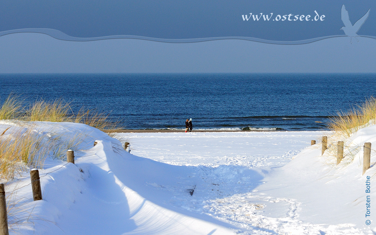 Winter an der Ostsee