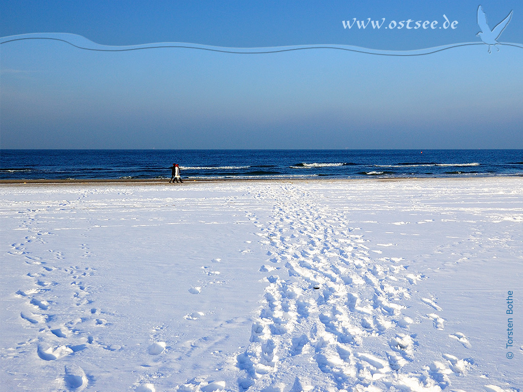 Hintergrundbild: Winter an der Ostsee