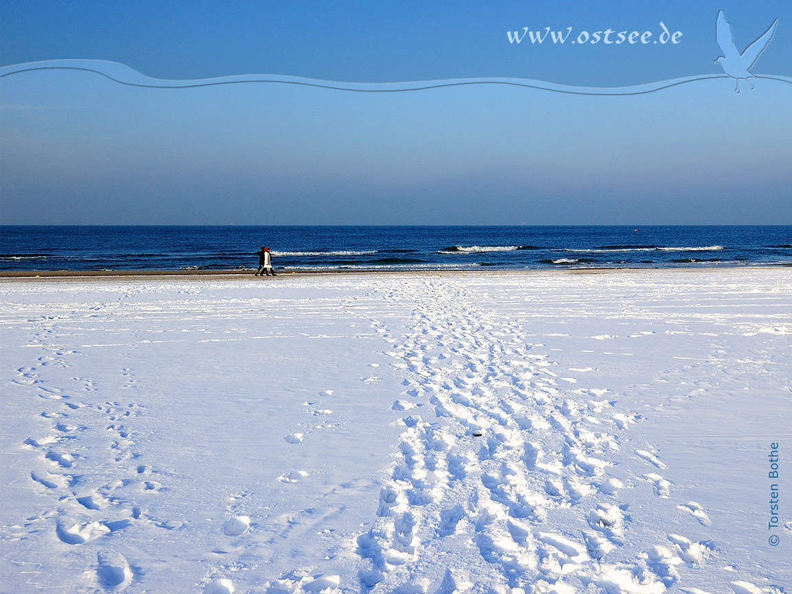 Hintergrundbild: Winter an der Ostsee