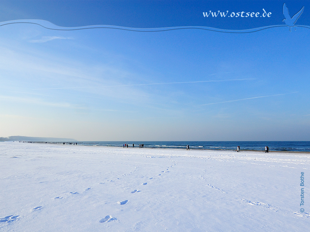 Hintergrundbild: Winter an der Ostsee