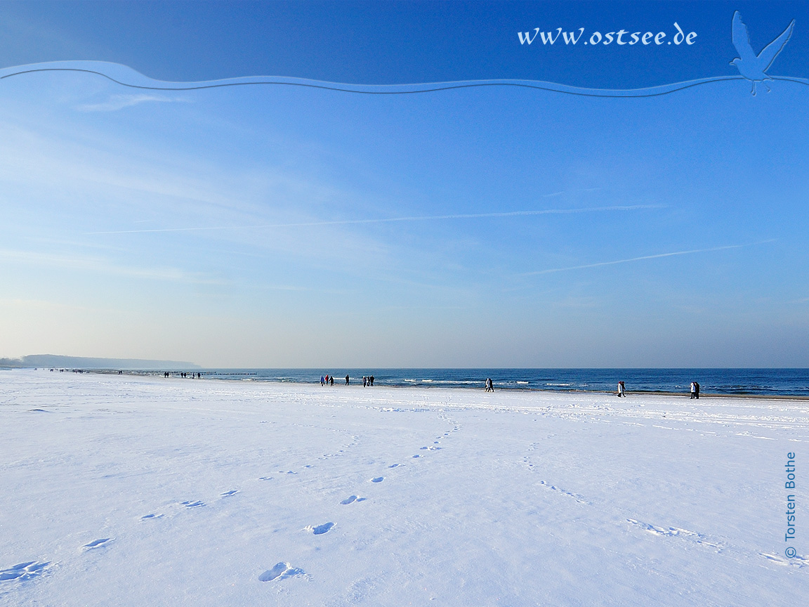 Hintergrundbild: Winter an der Ostsee