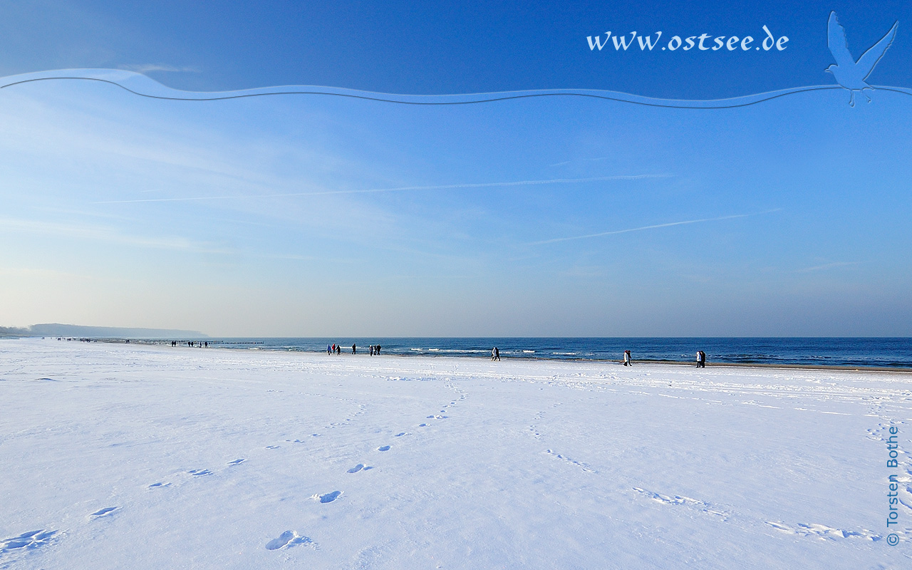 Hintergrundbild: Winter an der Ostsee