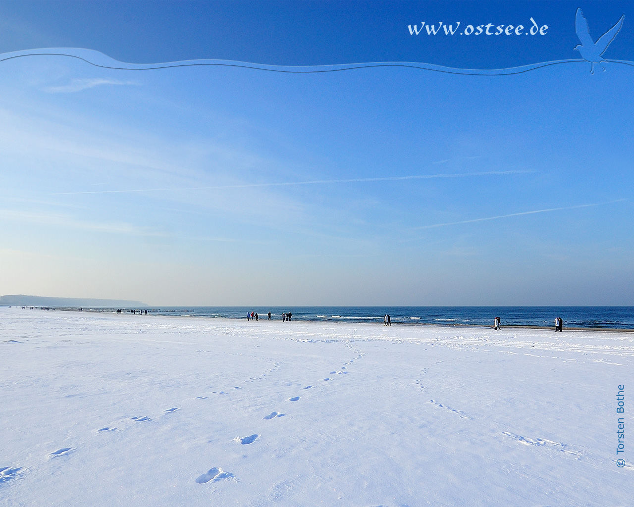 Hintergrundbild: Winter an der Ostsee