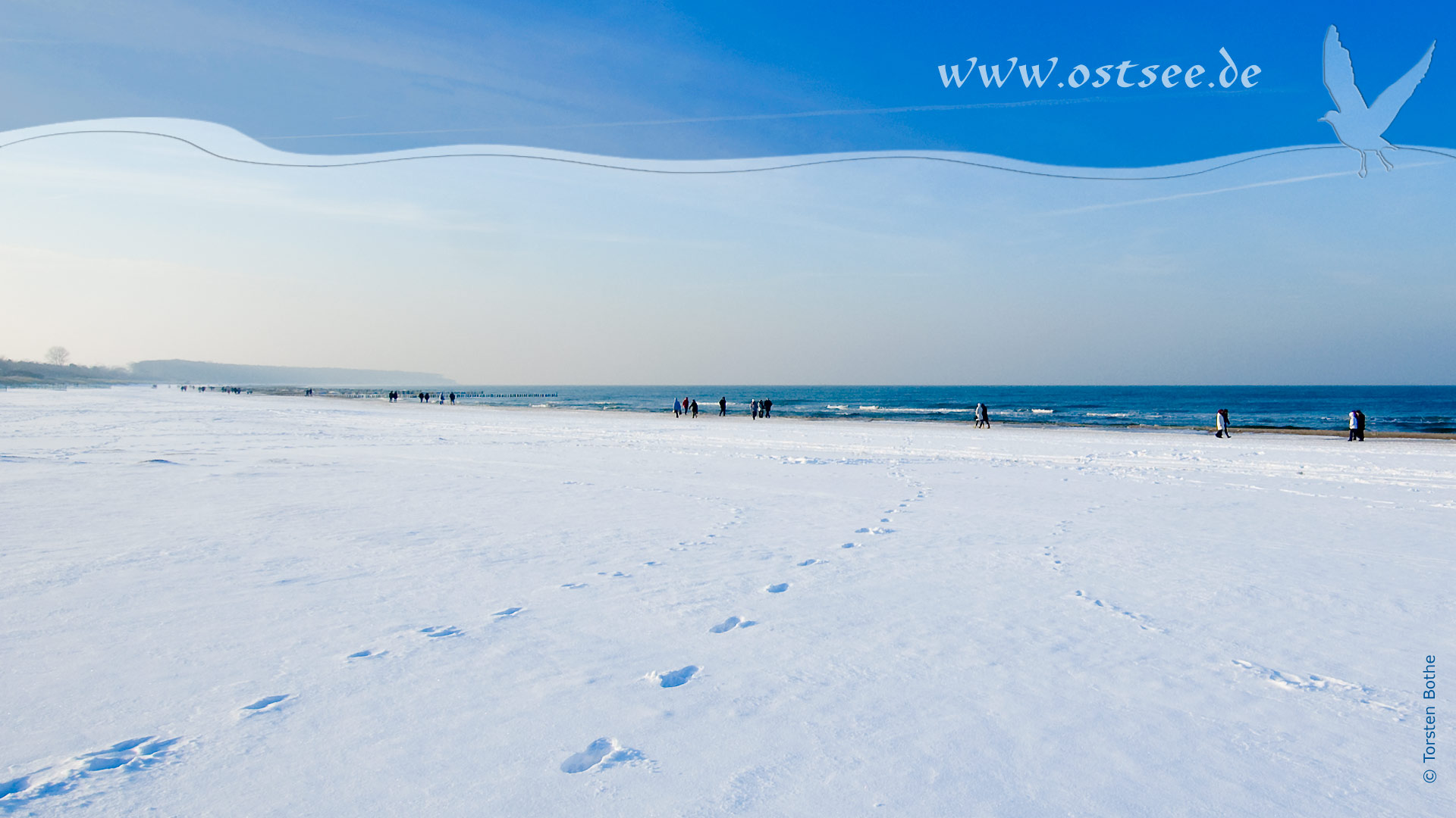 Hintergrundbild: Winter an der Ostsee