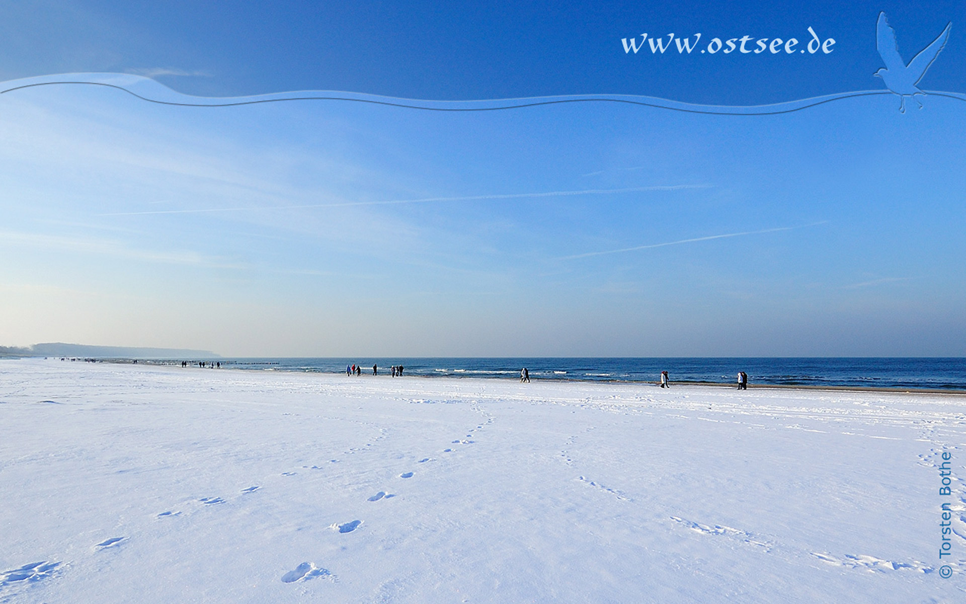 Hintergrundbild: Winter an der Ostsee