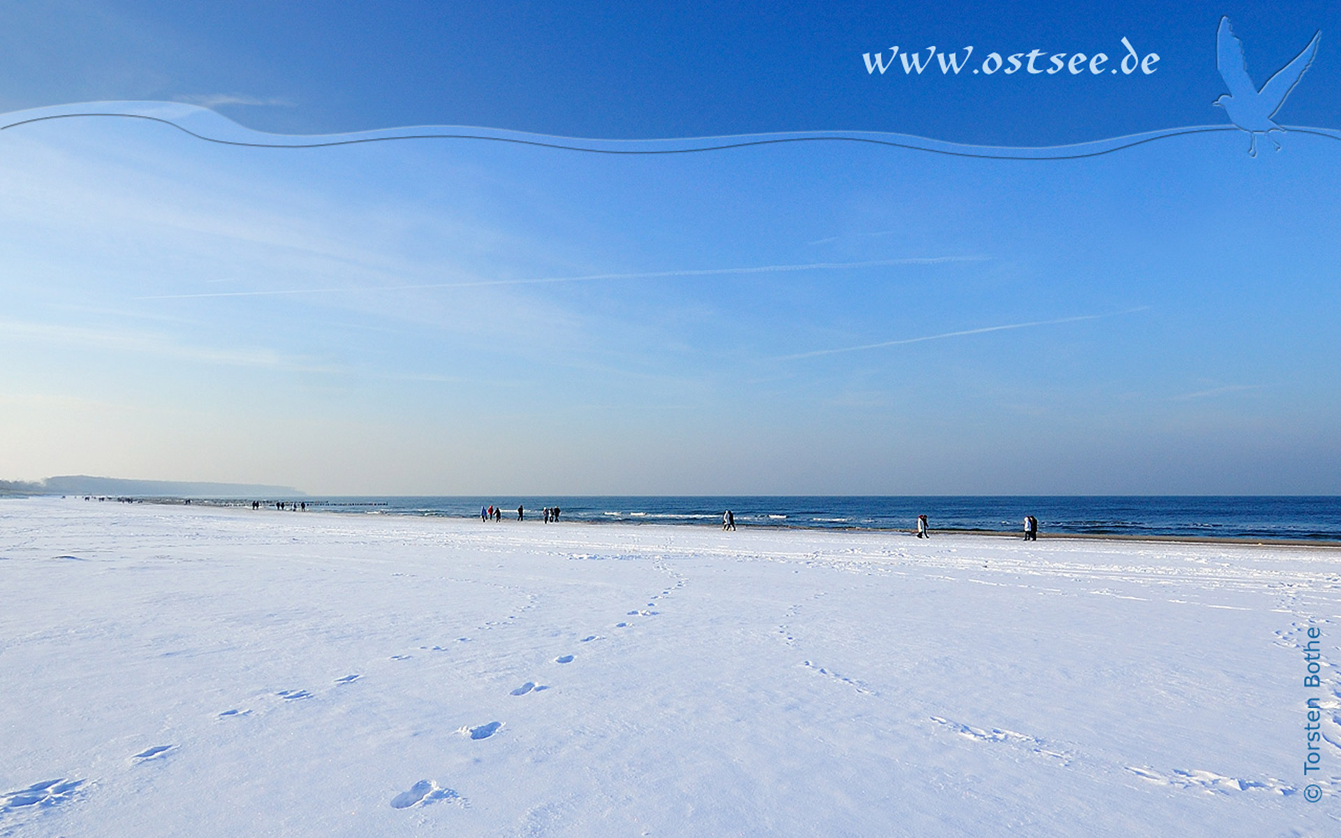 Winter an der Ostsee