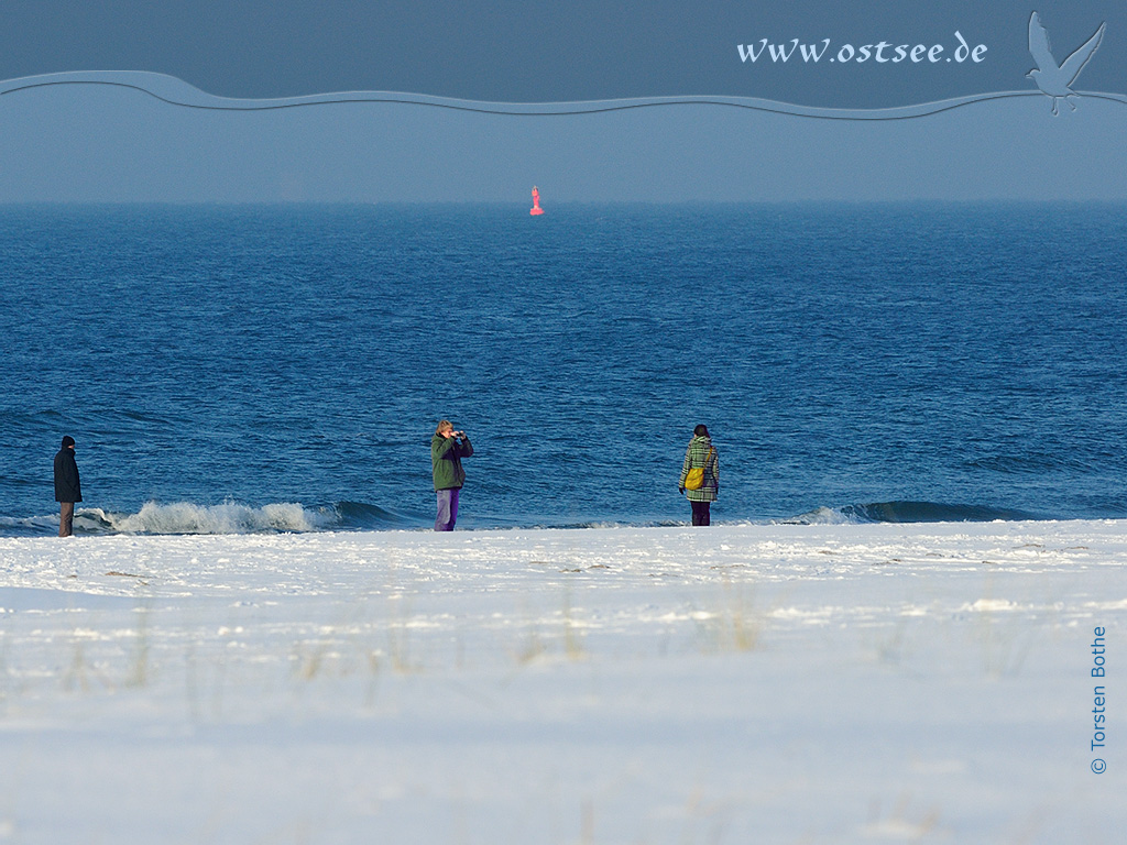 Hintergrundbild: Winter an der Ostsee