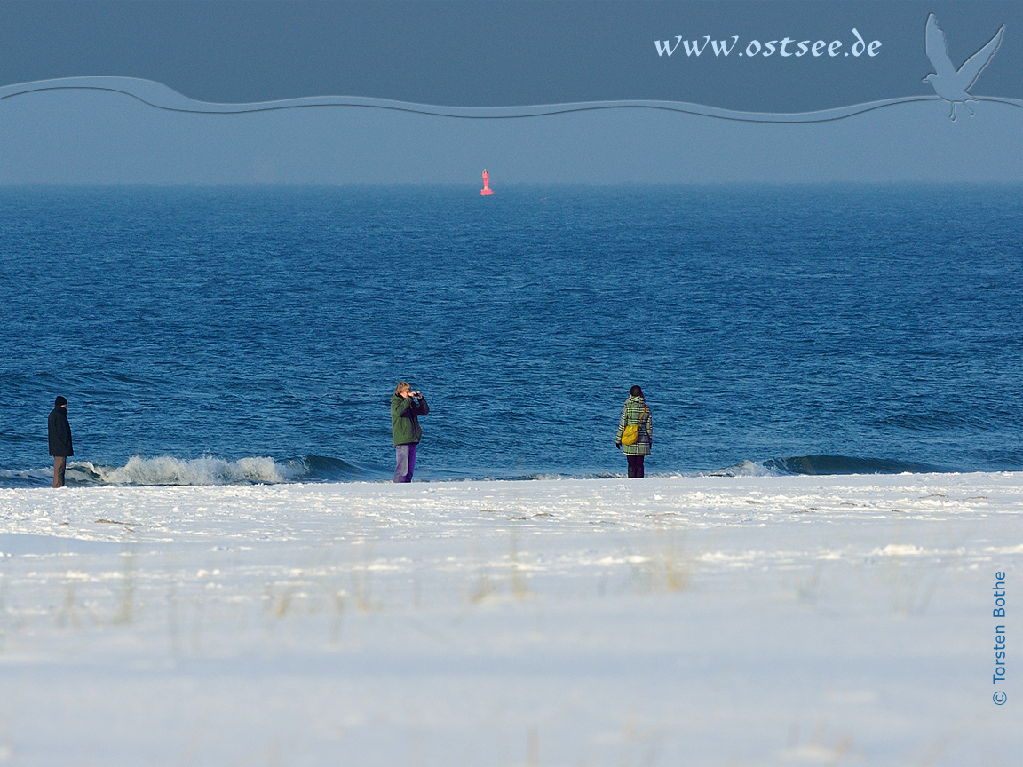 Hintergrundbild: Winter an der Ostsee