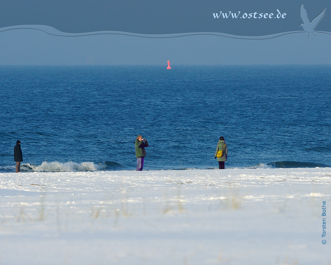 Hintergrundbild: Winter an der Ostsee