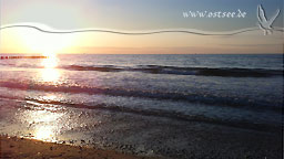 Sonnenuntergang an der Ostsee