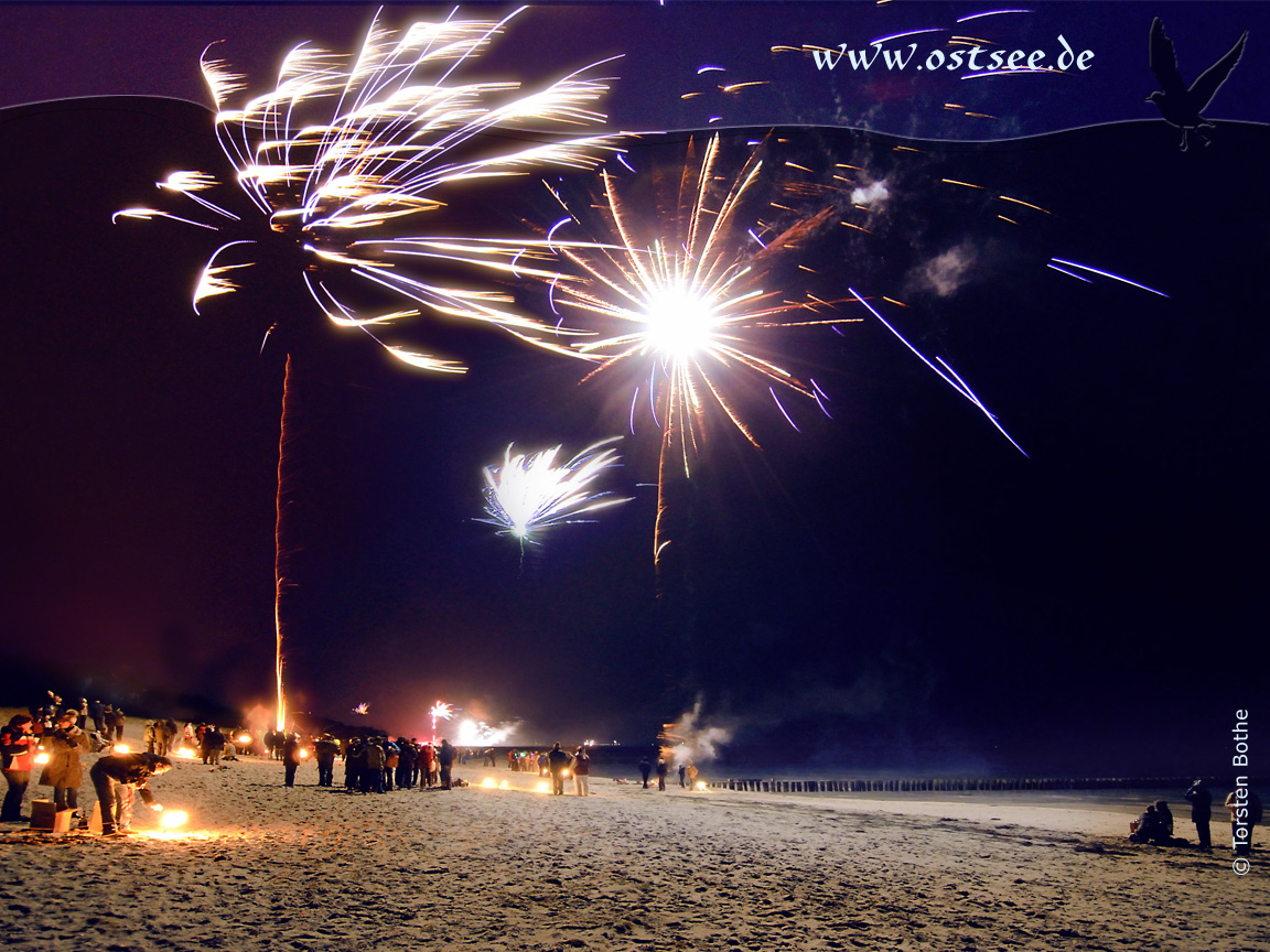 Silvester an der Ostsee