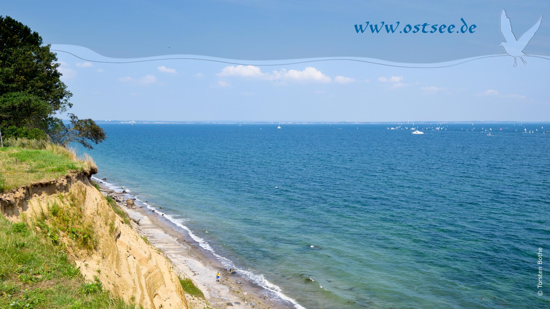 Steilküste an der Ostsee